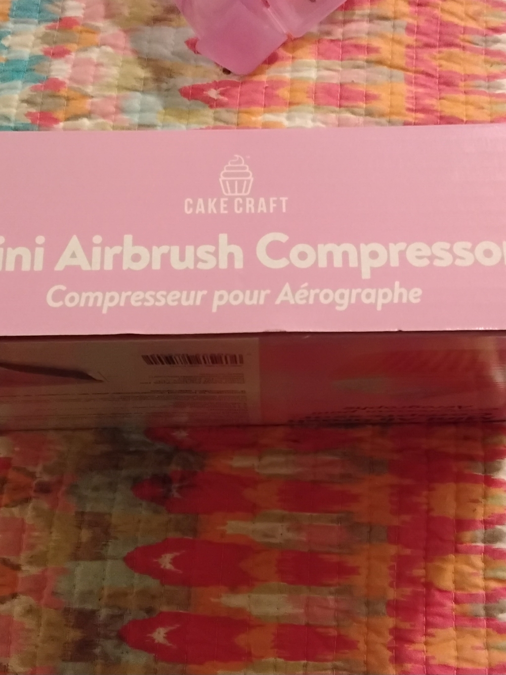 Mini Airbrush Compressor - Pink - Picture 2 of 5